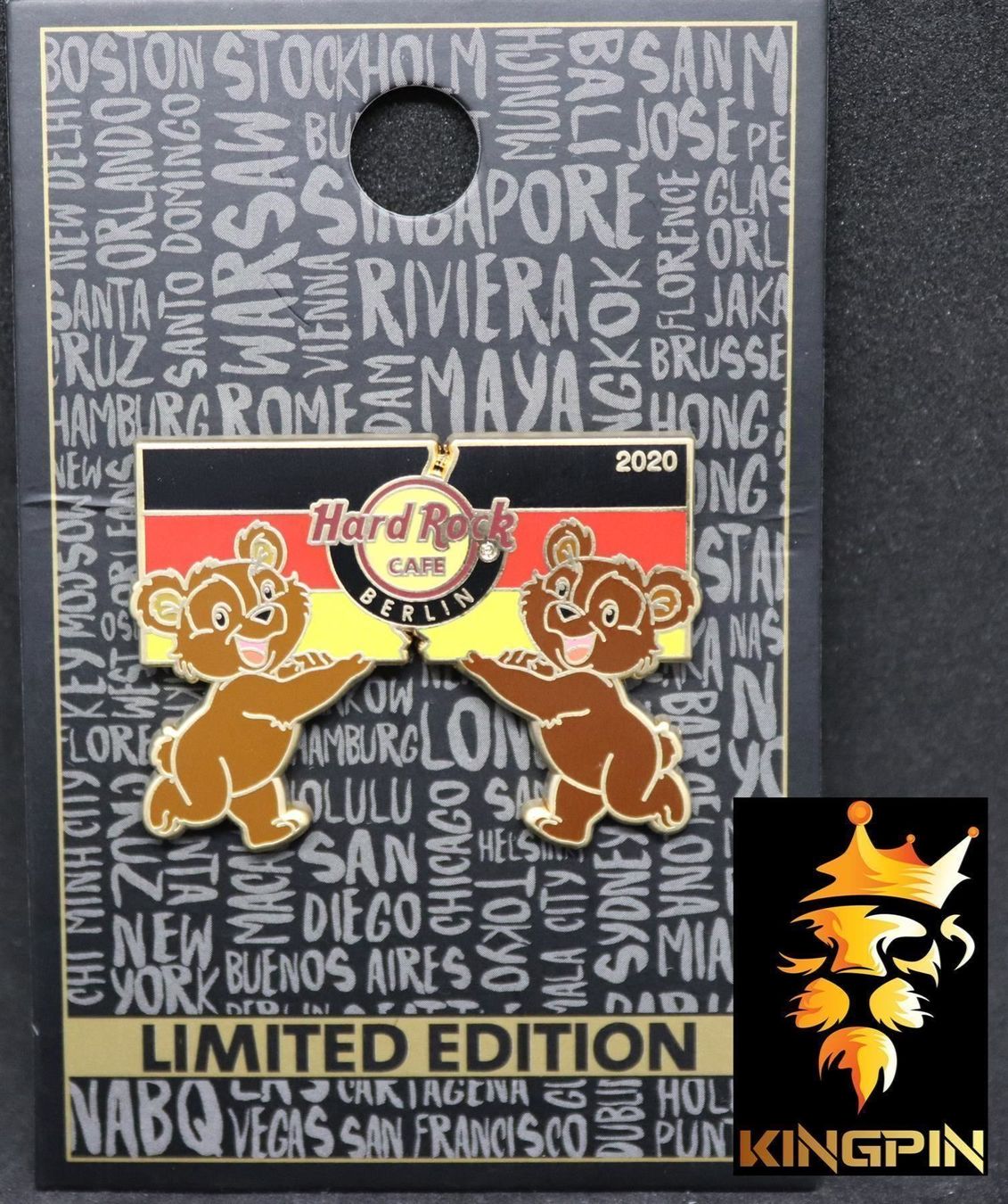 Hard Rock Cafe Placchette & Badge: HARD ROCK CAFE Pin Berliner Bären – Nuovo (secondo la descrizione) da Hinterforst venduto da -KINGPIN-