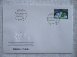 1988 FDC 100 Jahre Gemeinnütziger Frauenverein SBK 758