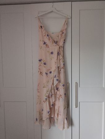 Sommerliches Kleid mit Blumenprint, Grösse 36