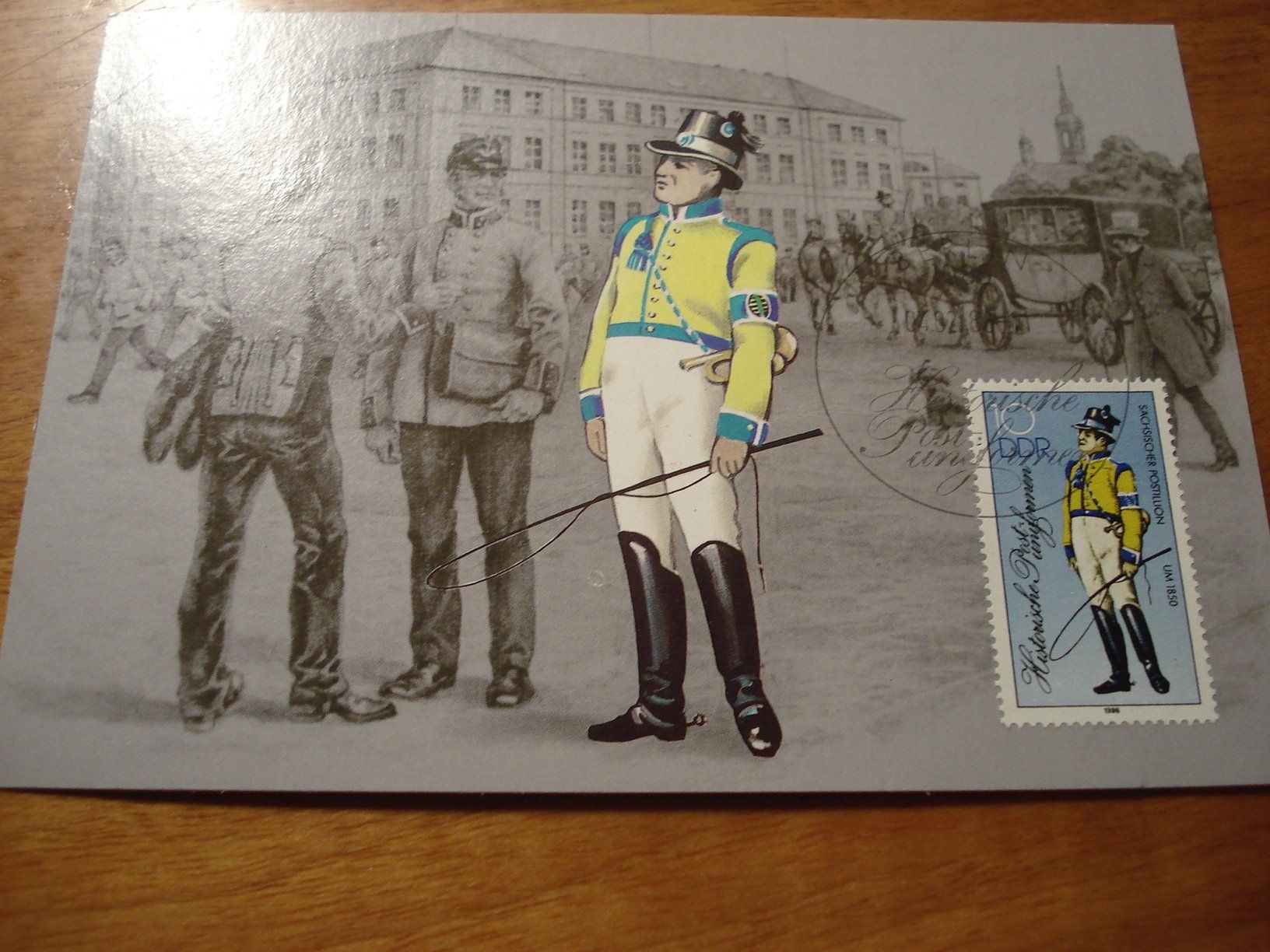 Tous les timbres: DDR, Satz Maximumkarten 1986, historische Postuniformen – D'occasion à Niederwil AG par morostahu