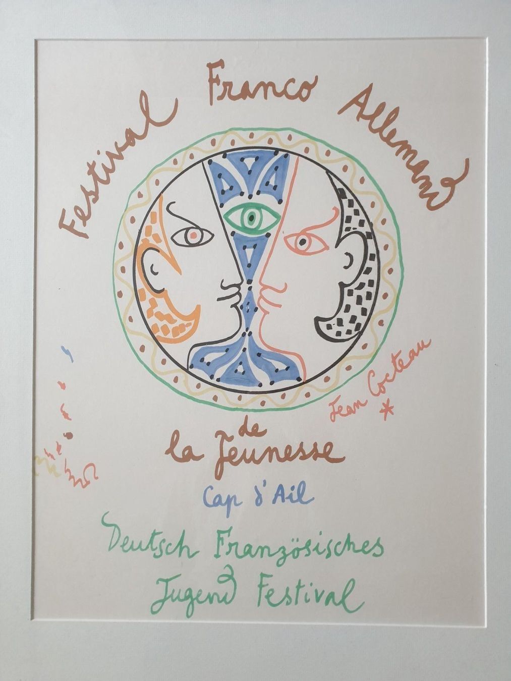 Grafiken & Lithographien: Lithoplakat/ Jean Cocteau – Gebraucht aus Zürich von B-Rock 2