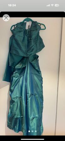Partykleid türkis 1xgetragen, Gr.48
