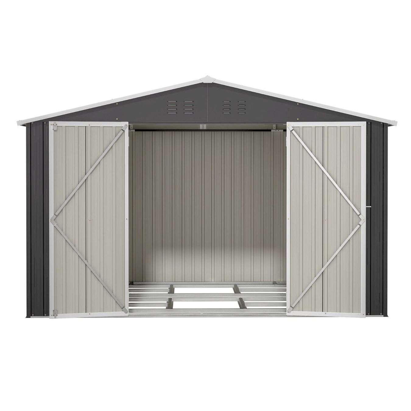 Casette da giardino & serre: Gerätehaus 202x260x191cm schwarz – Nuovo e nell'imballaggio originale da Bottighofen venduto da zaap 1
