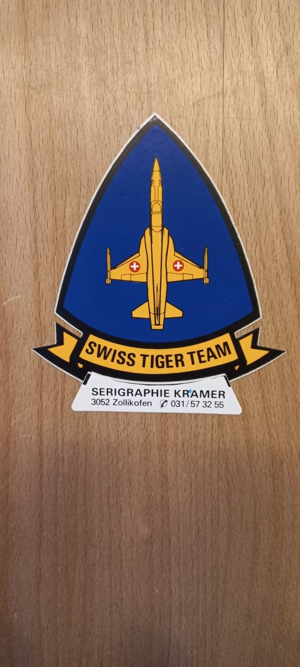 Sticker: Vintage Aufkleber "SWISS TIGER TEAM" – Nuovo (secondo la descrizione) da Stans venduto da Acnml