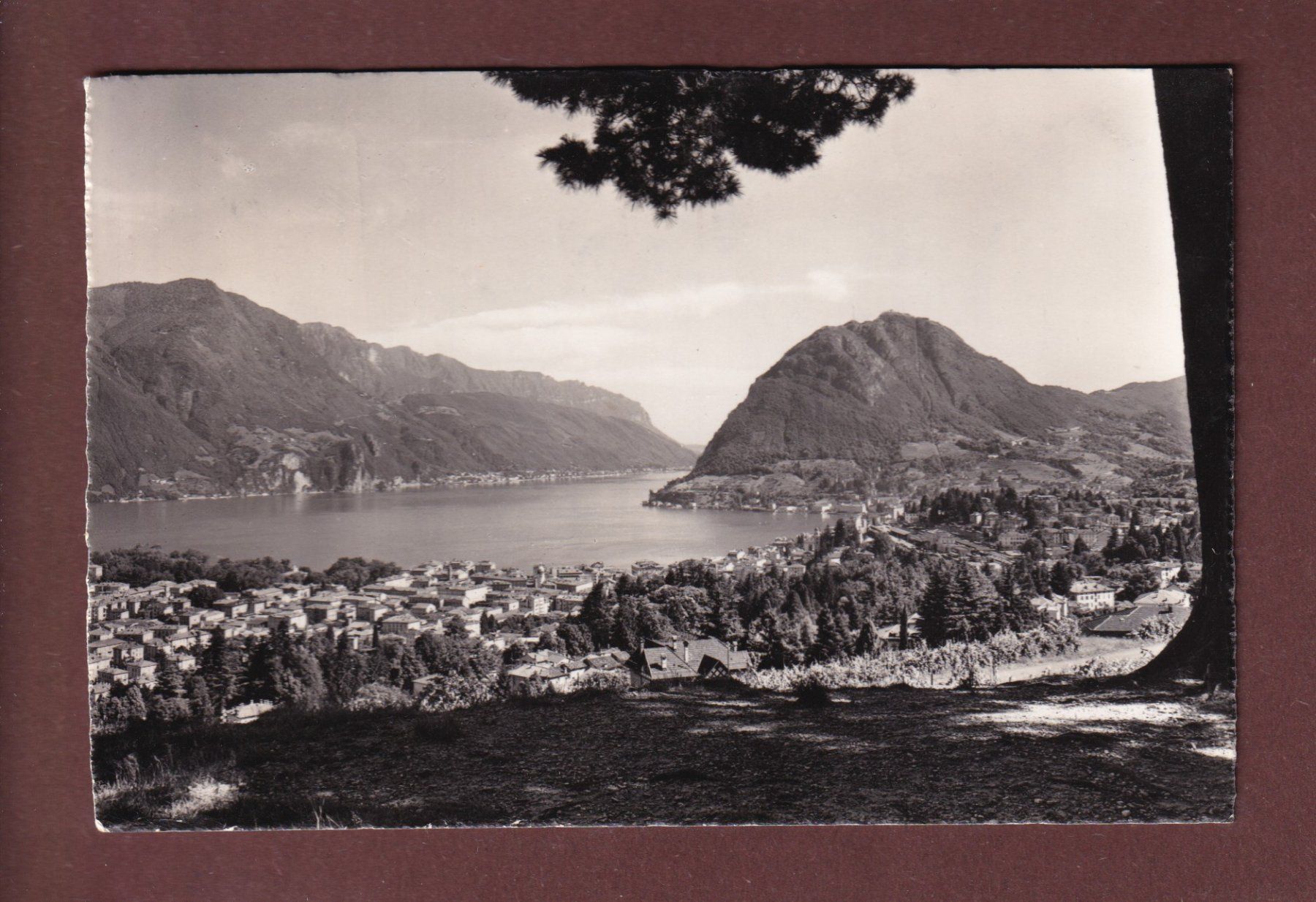 Cartoline postali: LUGANO - San Salvatore - 1950 – Usato da Pully venduto da nicecards-shop