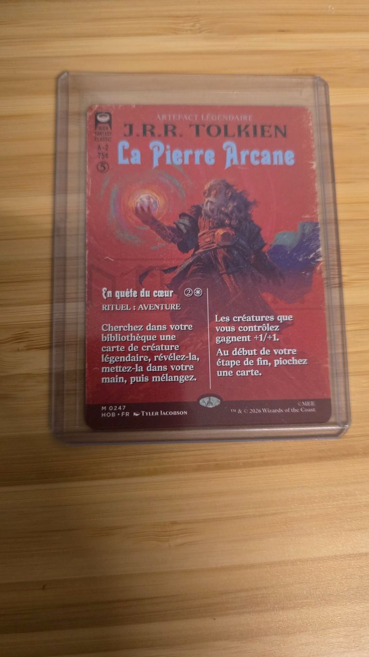 Magic The Gathering Sammelbilder & Trading cards: MTG Hobbit Arkenstone mint Bookcover – Neu (gemäss Beschreibung) aus Fribourg von japanaddict