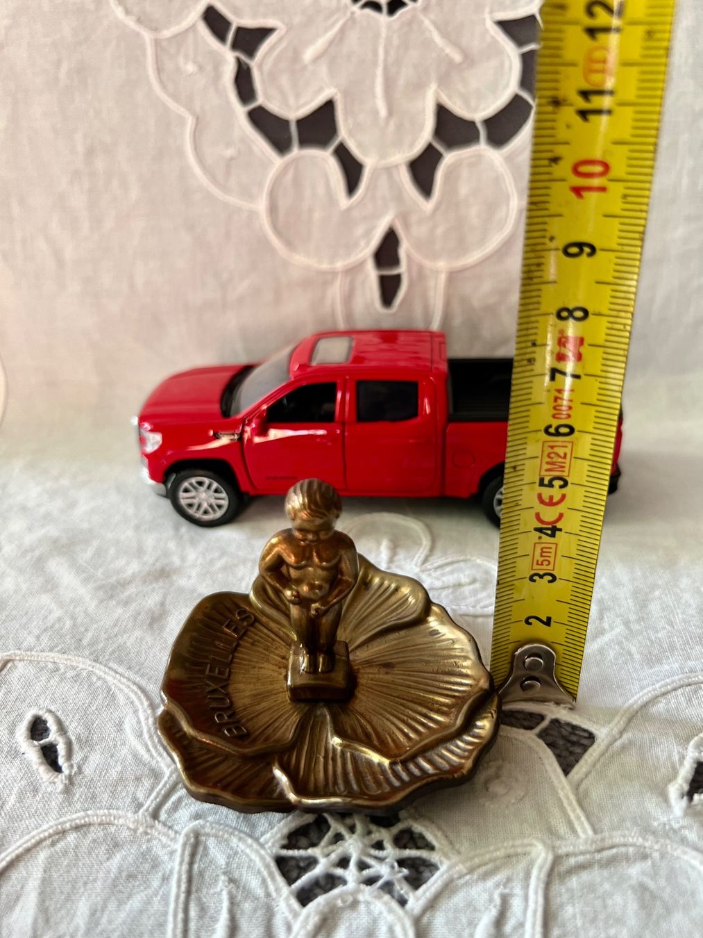 Aschenbecher: Kleiner alter Messing Aschenbecher mit Putto – Gebraucht aus Frenkendorf von Only1 5