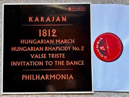 Karajan - Overture 1812 Valse Triste Colubia UK LP 🛀 TOP