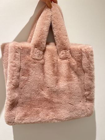 Stand Studio Rosa Plüsch Tasche