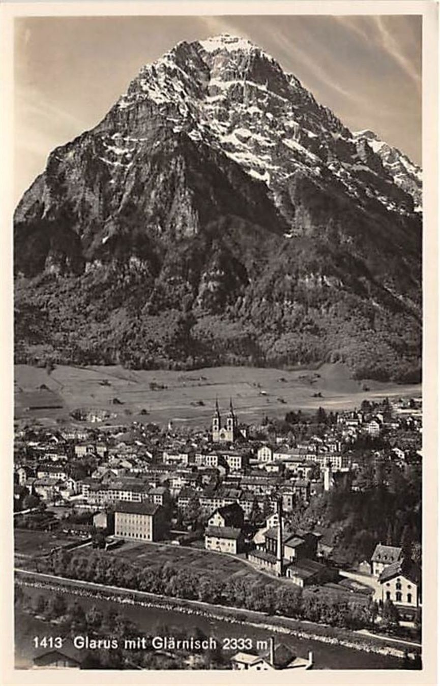 Cartes postales: Glarus mit Glärnisch – D'occasion à Ottikon b.Kemptth. par Neptun1974
