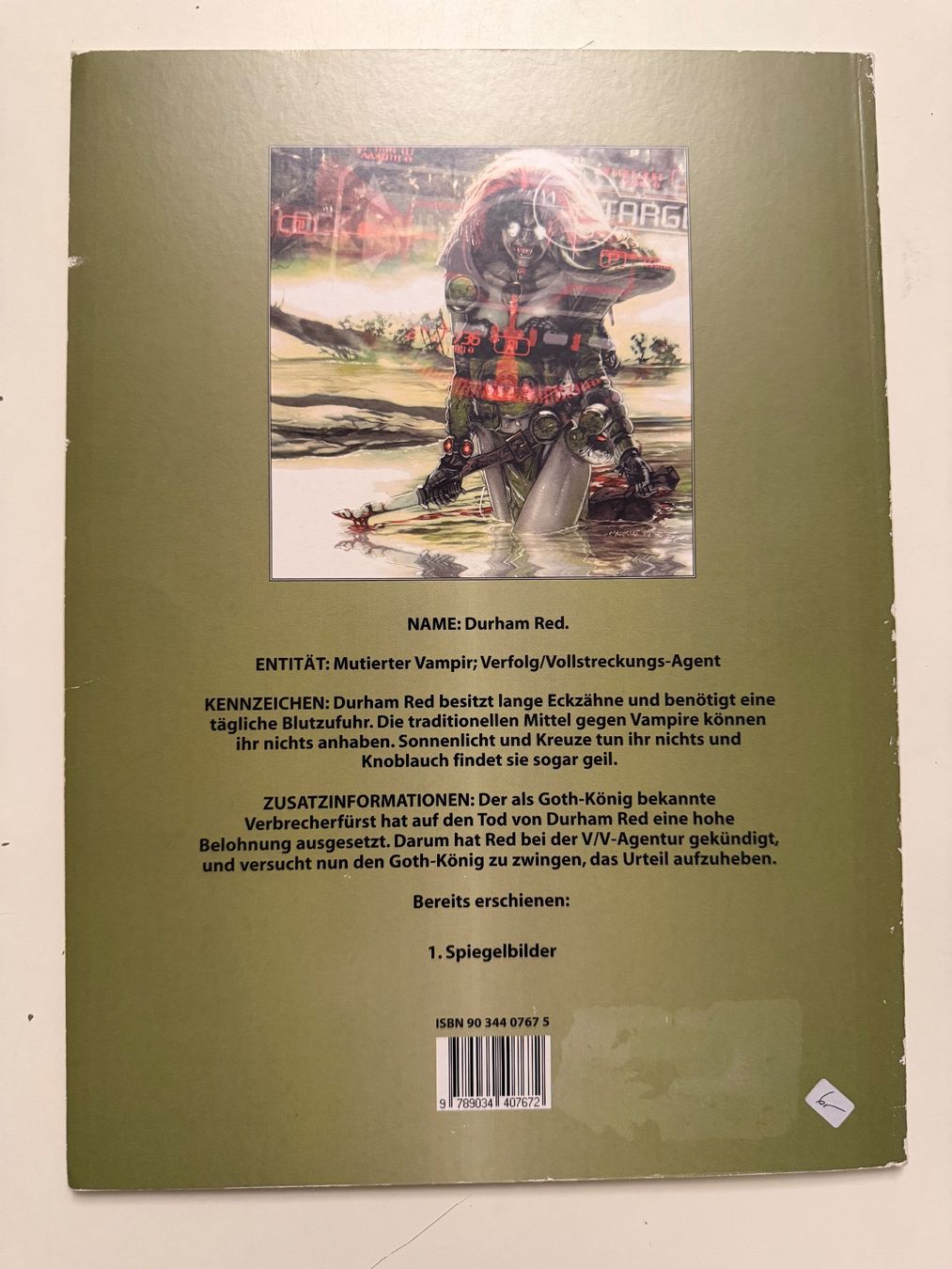 Fumetti: DURHAM RED BAND 1 - SPIEGELBILDER – Usato da Münsingen venduto da Ganjam 2