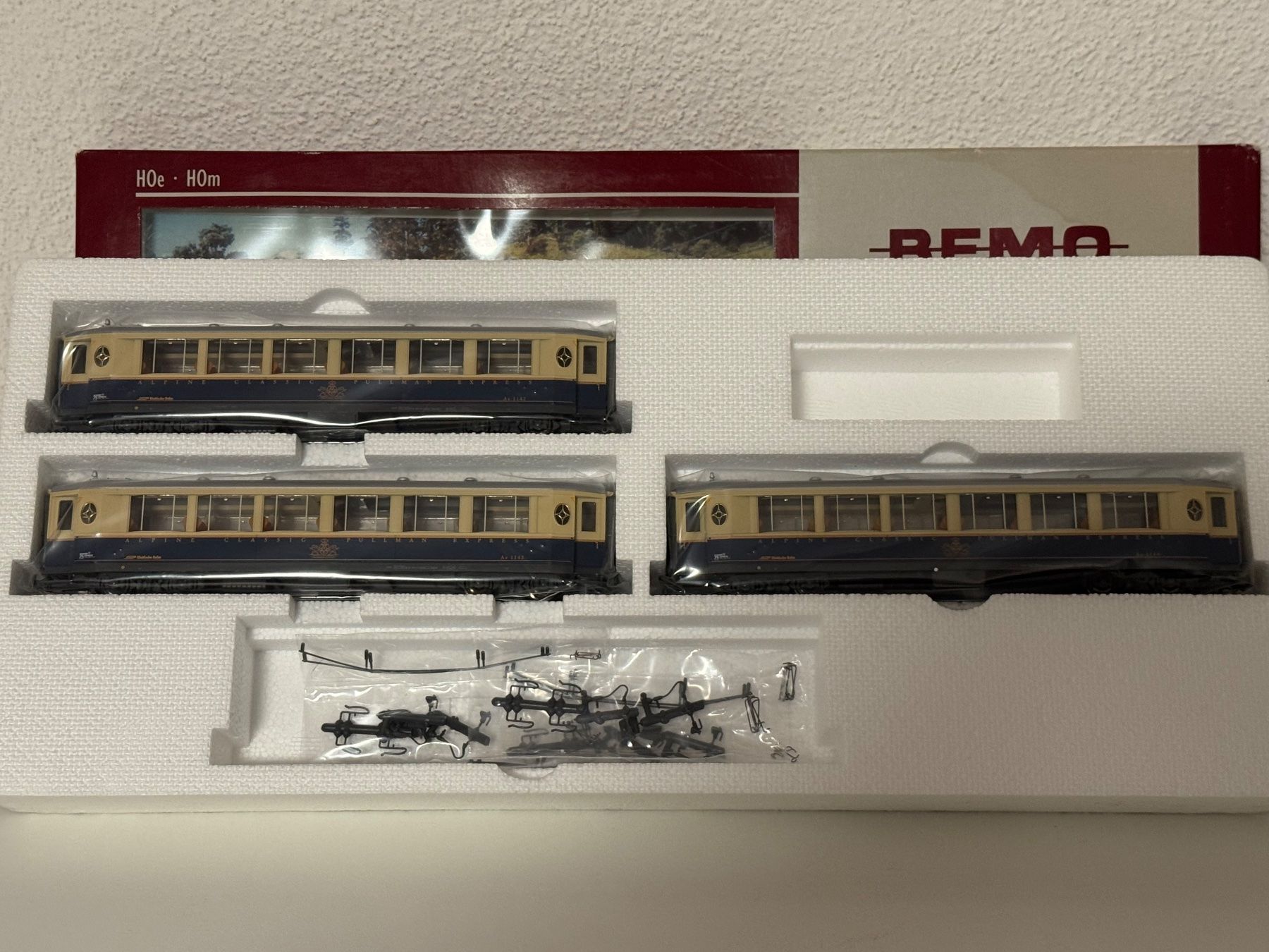 Bemo H0m RhB 7272 140 As 1142-1144 Salonwagen Pullmann (Gebraucht) in ...