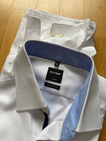 Olymp Hemd LUXOR modern fit Gr. 42/16.5 Top Zustand!