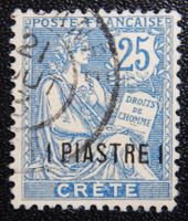 Kreta Franz. Kat. 16 gest. 1902 Kat. 32 Euro