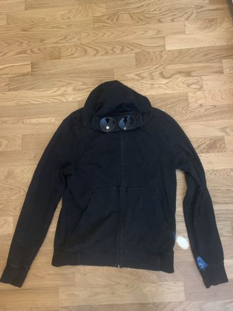 C.P. Company Hoodie schwarz mit Brille