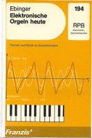Elektronische Orgeln heute RPB 194