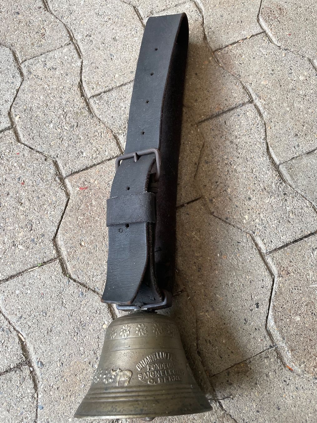 Campanacci mucche: Antike Kuhglocke von 1898 – Usato da Derendingen venduto da Resu8263