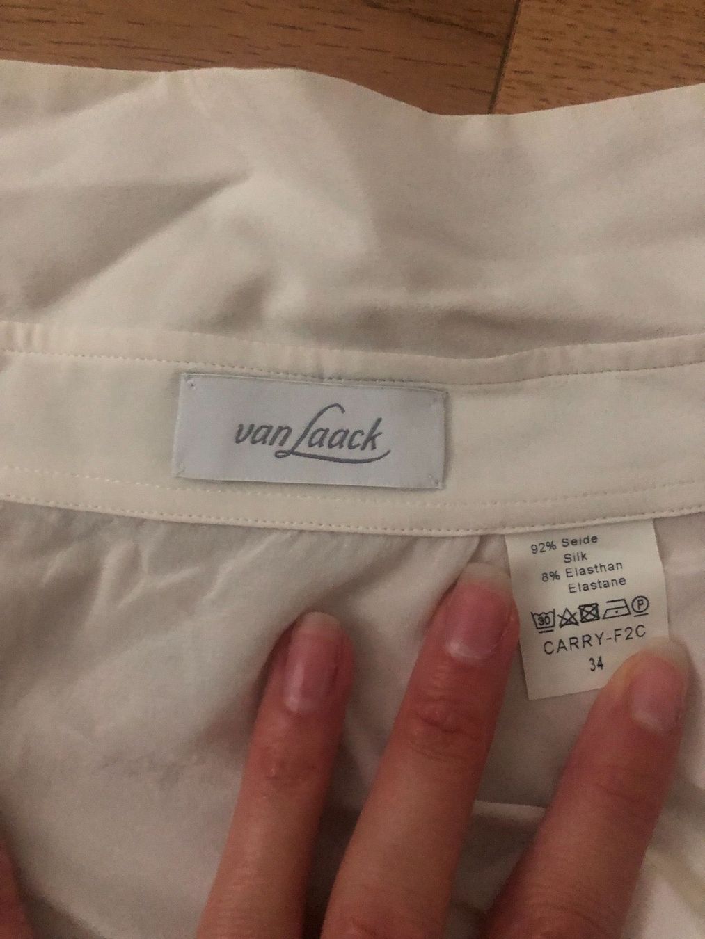 Van Laack Camicette: Van Laack Seidenbluse s – Usato da Pfaffhausen venduto da Klaras_second_hand 4