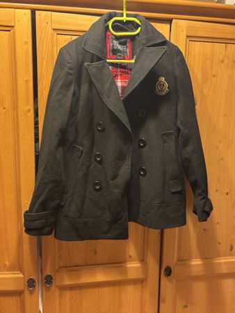 Manteau d’automne noire british - Taille 36 / S