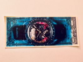 DEATH NYC Billet 1 US Dollar „Pop Art Moonswatch“, Ltd.x/100