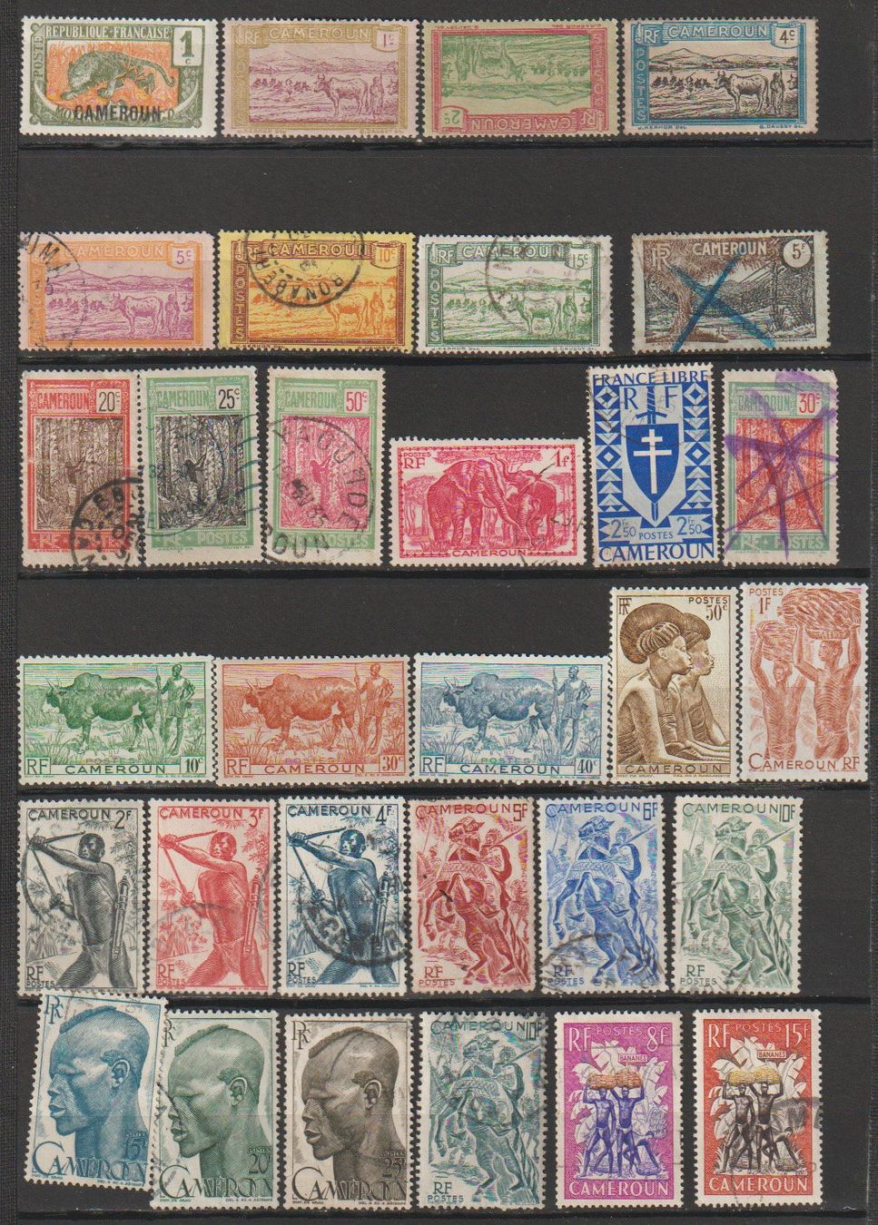 Alle Briefmarken: Cameroun RF – Gebraucht aus Crans-Montana von kira56