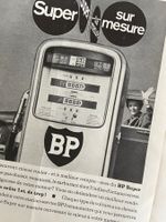 BP Benzin - 4 alte Werbungen / Ancienne réclames 1960/61
