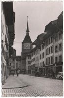 AARAU Obere Rathausgasse - Auto - Pferde-Fuhrwerk