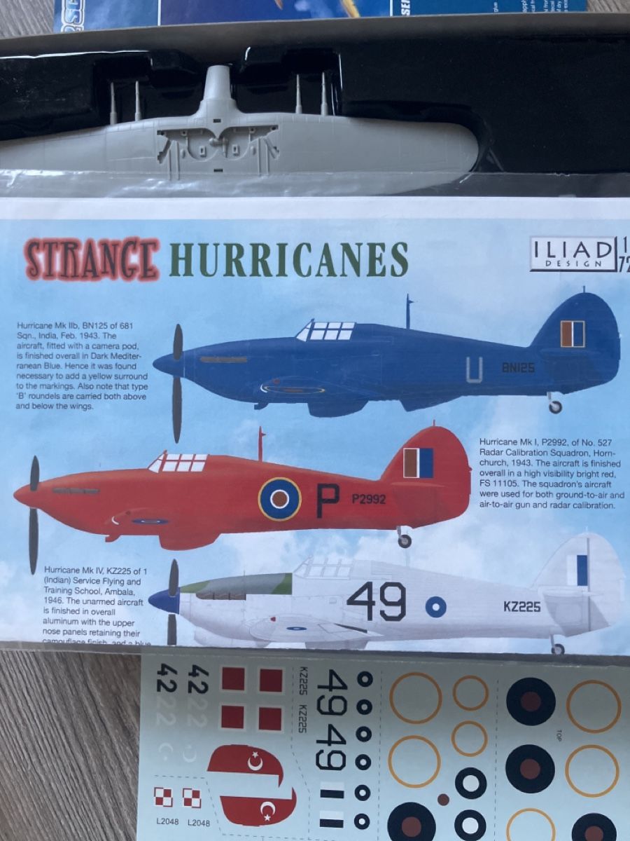 Kit di modellismo & Modellini statici: Hurricane MK-2/ Trop MIT SPECIAL DECALS – Nuovo e nell'imballaggio originale da Kloten venduto da CalcioNMore 4