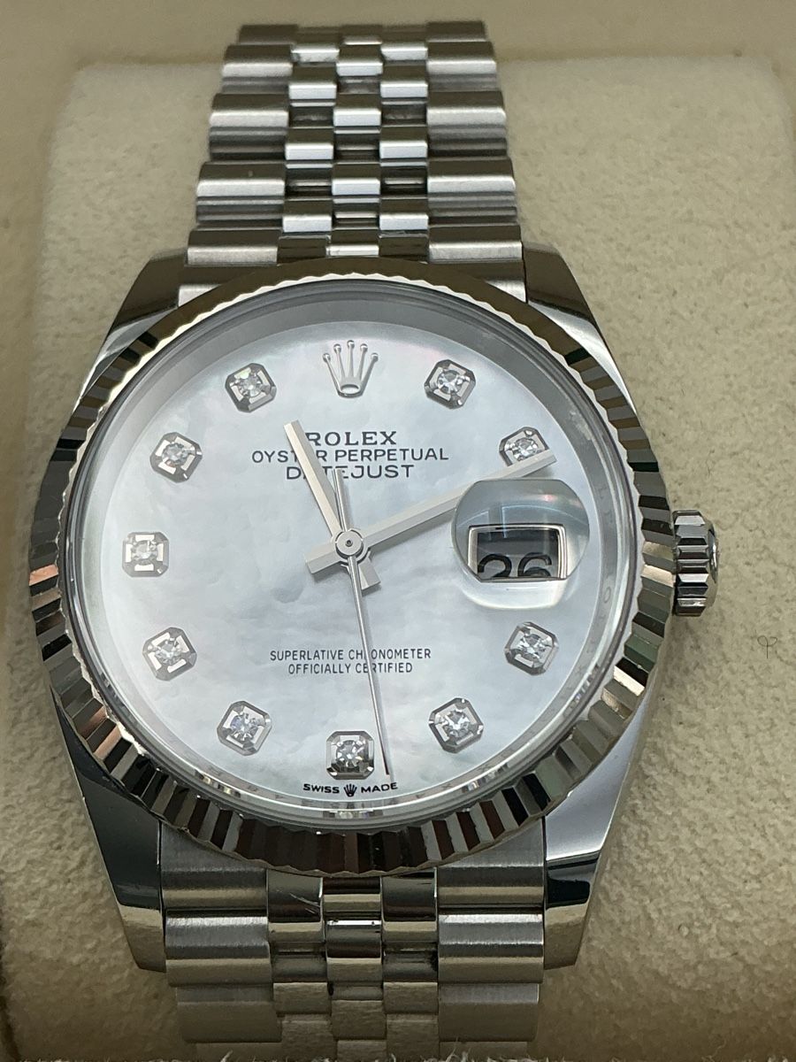 Rolex Orologi: Rolex Datejust 36 Ref. 126234 Fullset  – Usato da Zürich venduto da watchdealer-24 8