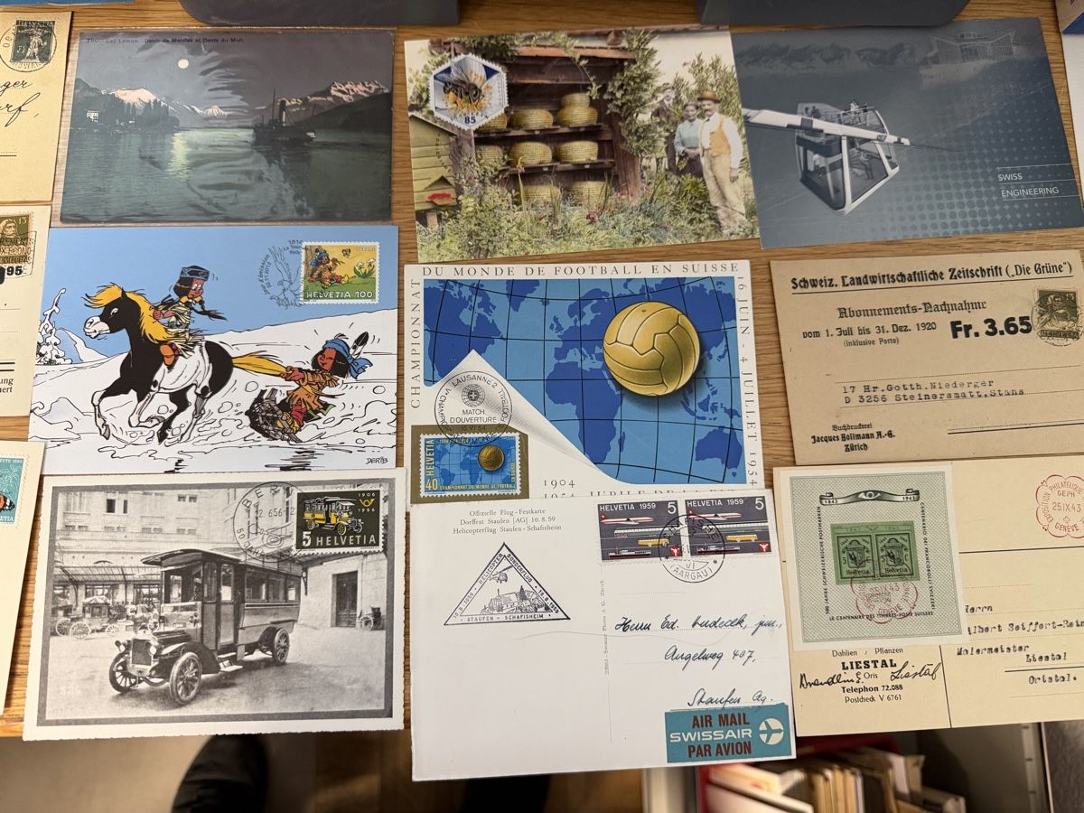 Cartoline postali: 80 PK/AK und Maximumkarten Schweiz ab Alt – Usato da Murgenthal venduto da Tina_4055 1