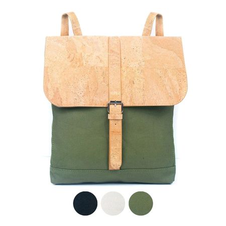 Toller Rucksack aus Kork und Canvas für Laptops bis zu 15Zol