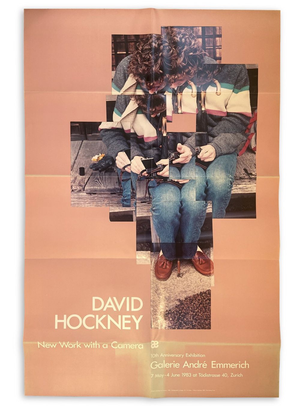 Foto & Immagini: David Hockney. New Work with a Camera. Seltenes Plakat. – Usato da Zürich venduto da Tulsa1968