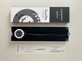 Swatch x Audemars Piguet Royal Oak Pop Ocho Negro Uhr