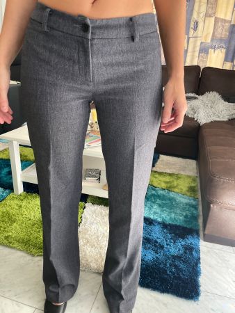 italienische edle graue Hose Gr.36 (italienische Gr.40)