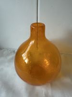 Orange-Vase aus Glas für stimmungsvolle Deko
