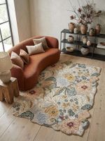 Exklusiver Wollteppich Floral 200x290