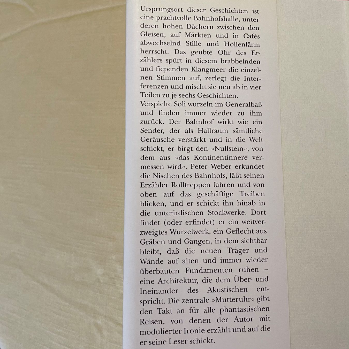 Libri: Peter Weber - Bahnhofsprosa - Kurzgeschichten – Usato da Liestal venduto da Coutellerie 3