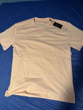 T-Shirt Karl Kani rose logo taille M neuf avec étiquette