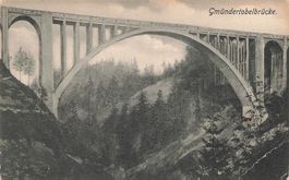 Gmündertobelbrücke Brücke Eisenbahn