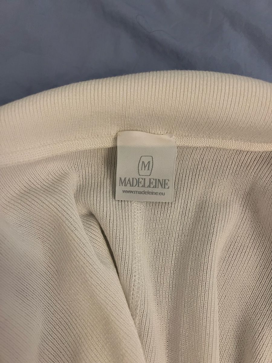 Giacche: Leinen/Baumwolle Strickjacke weiss Grösse M – Usato da Zürich venduto da sop_xbd7 3
