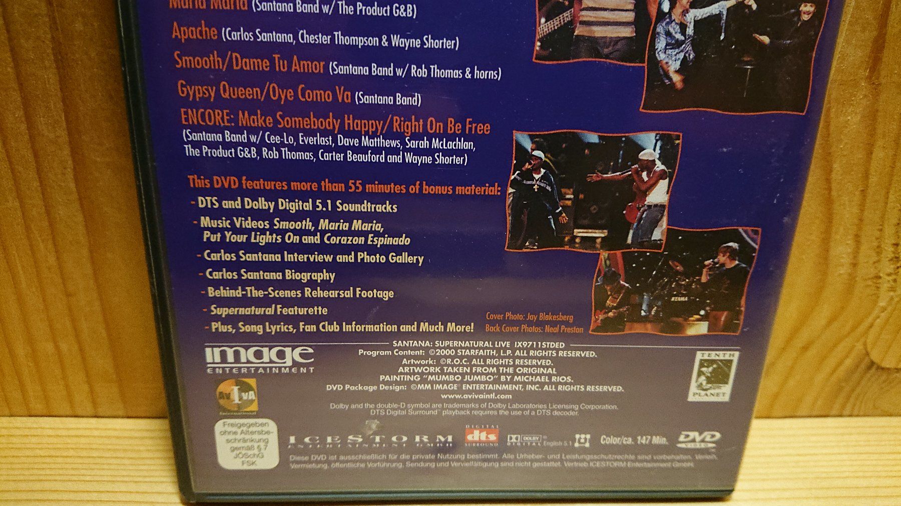 Tutti i DVDs: SANTANA Supernatural Live auf DVD – Usato da Wilderswil venduto da Exebub 4