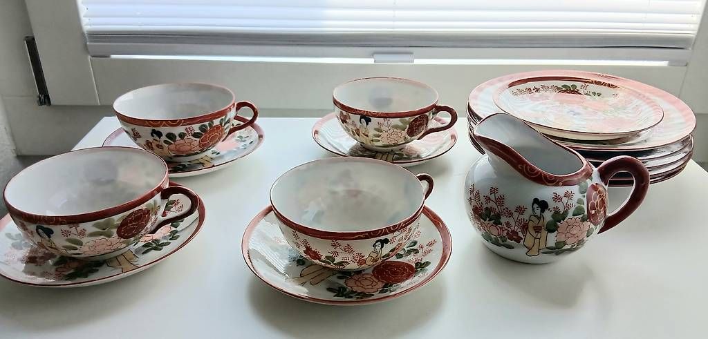 Geschirrsets: Japanischer Kutani Teeservice – Gebraucht aus Ebnat-Kappel von Squirrel04 1