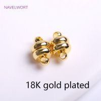 Magnetverschluss rund - 11,5 mm– Farbe 18K Gold (neu)