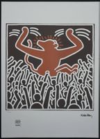 KEITH HARING   HANNUMMERIERT DRUCKSIGNIERT