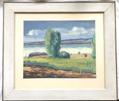 Franz Buchter (1911-1999) - Landschaftsgemälde - Am Untersee