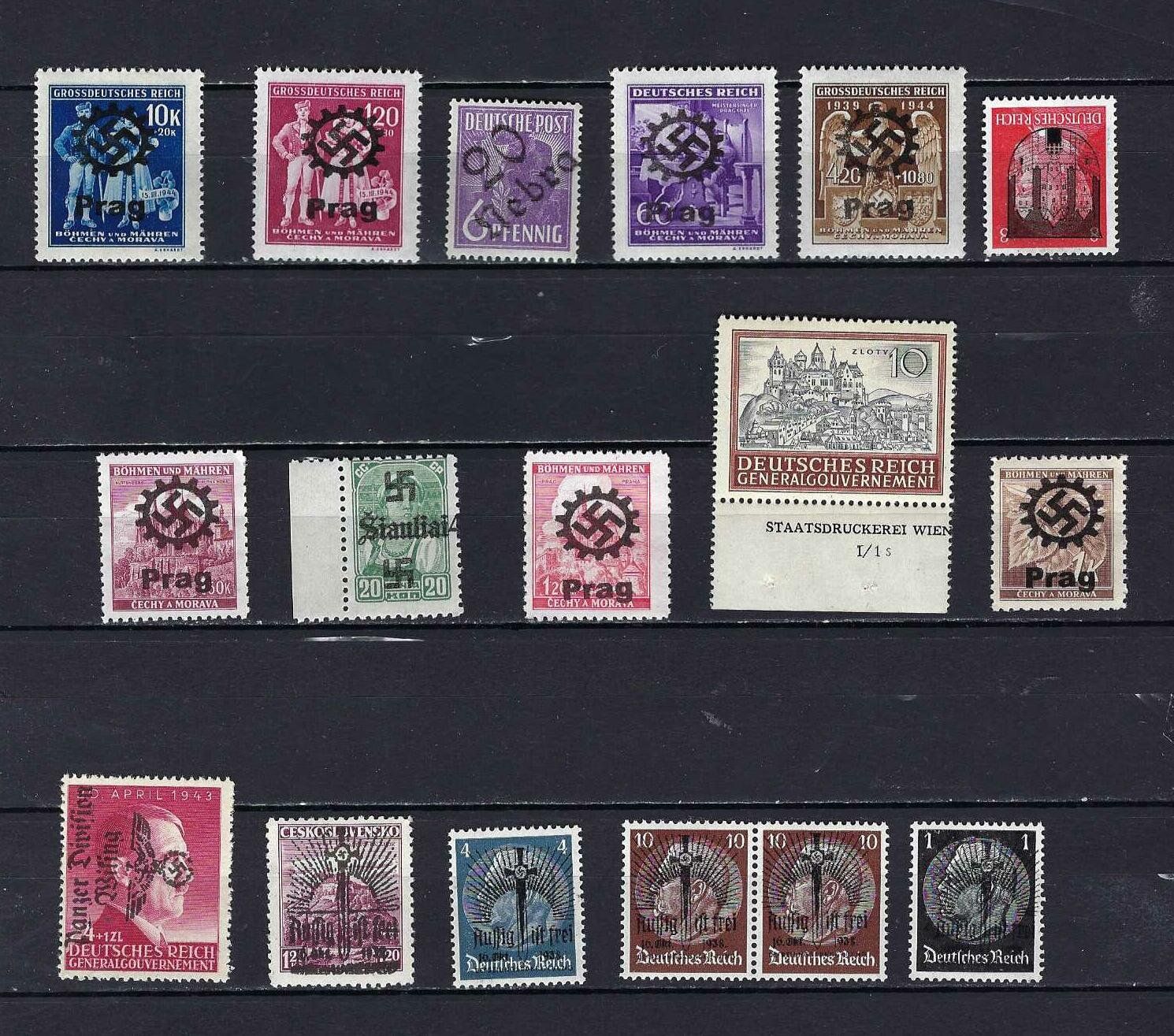 Tutti i francobolli: Besetzung Lot ** – Nuovo e nell'imballaggio originale da Altstätten SG venduto da Nandodax