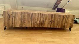 TV-Lowboard / TV-Möbel Eiche – 200 cm