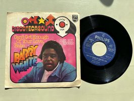 BARRY WHITE rare Single SOUL Kult Can't get FUNK Italy diffe