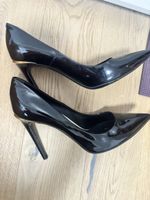 Schwarze Lack High Heels von Louis Vuitton, Grösse 38