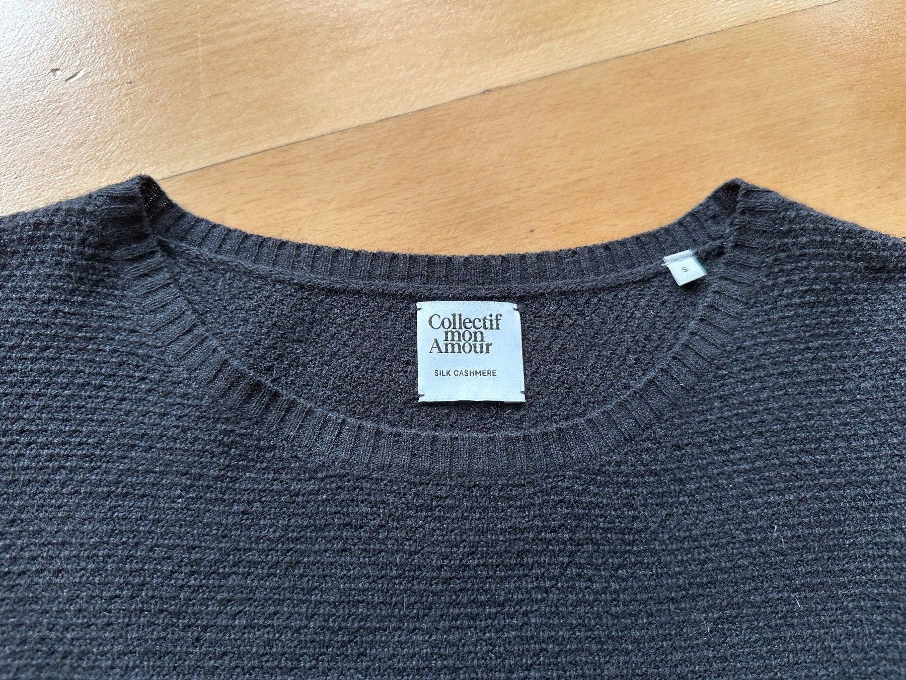 Pulls & Sweat-shirts: Schwarzer Seide-Cashmir-Pullover Gr. S – D'occasion à Zürich par MakasoZH 2